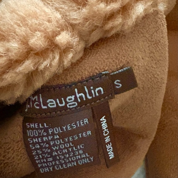 J. McLAUGHLIN Johnson Faux Suede Reversible
Jacket, Camel Coat - Picture 5 of 6